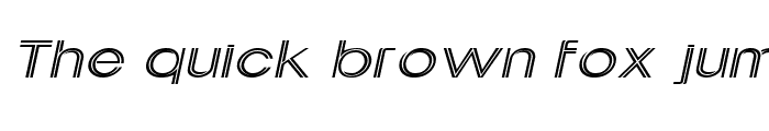Preview of Downtown Wide Italic