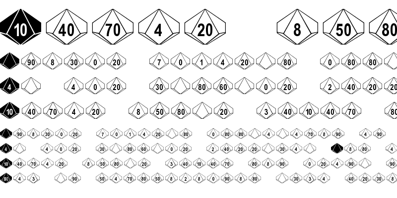 Sample of dPoly Decahedron Regular