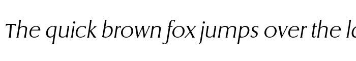 Preview of DragonEF ExtraLight Italic
