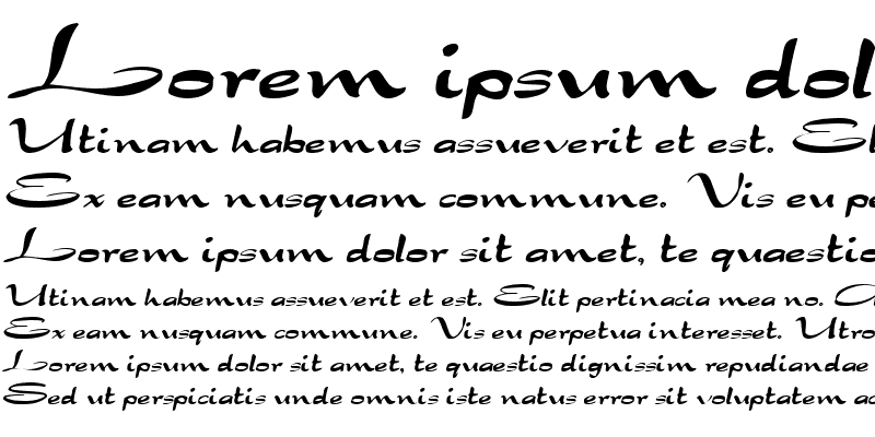 Sample of Dragonwyck Italic