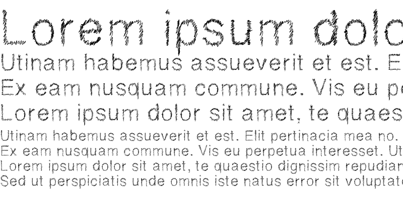 Sample of DrawveticaMini