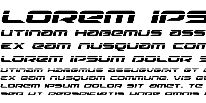 Sample of Drive Laser Italic Italic