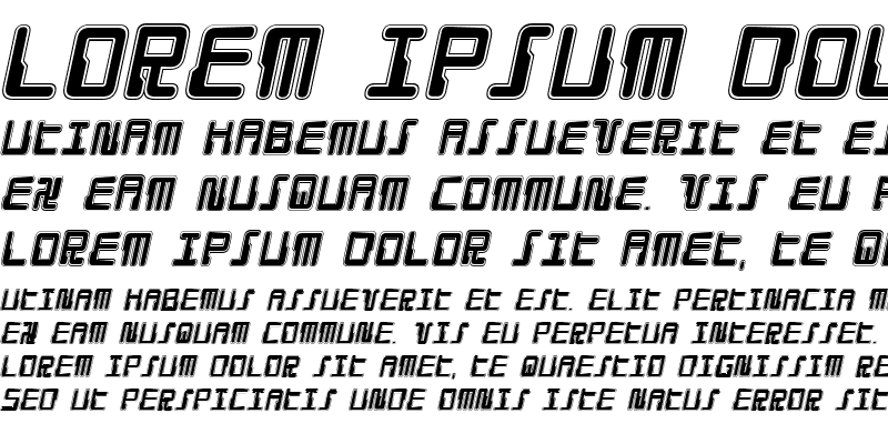 Sample of Droid Lover Pro Italic Italic