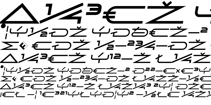 Sample of Droids SansExpert Italic