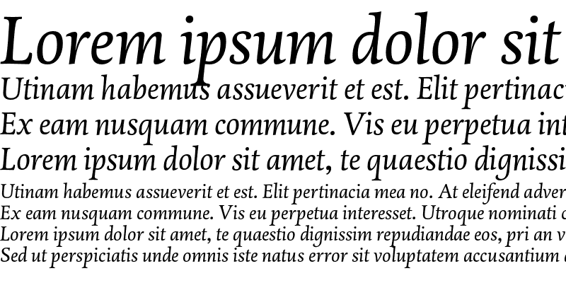 Sample of DTL Dorian T Italic