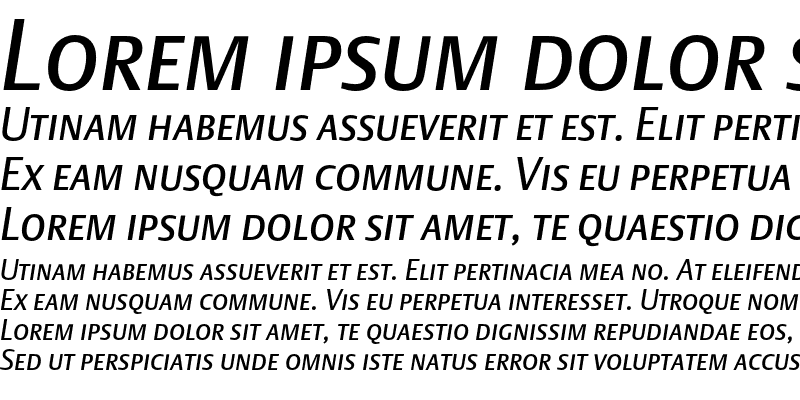 Sample of DTLArgoTCaps Italic