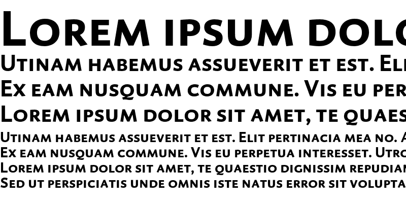 Sample of DTLCaspariTCaps Bold