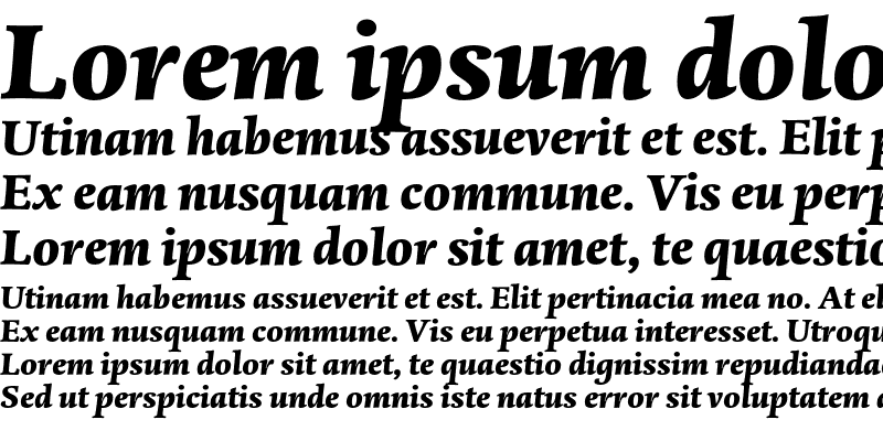 Sample of DTLDorianT Black Italic