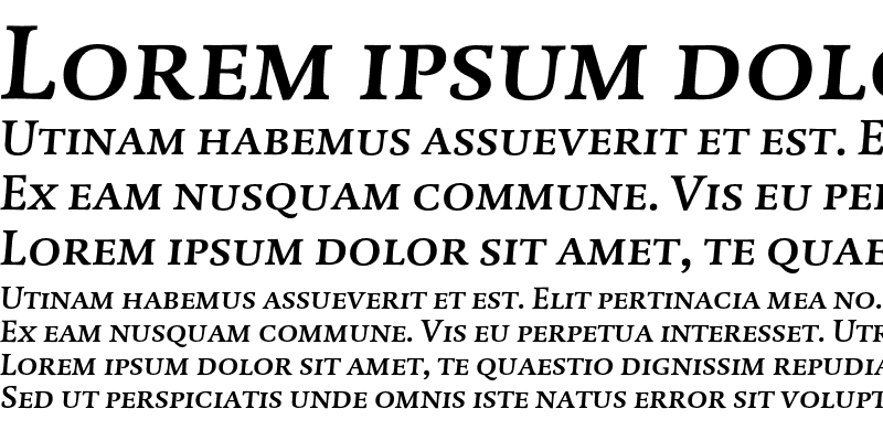 Sample of DTLDorianTCaps Medium Italic