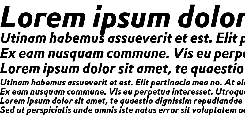 Sample of DTLProkyonST Bold Italic