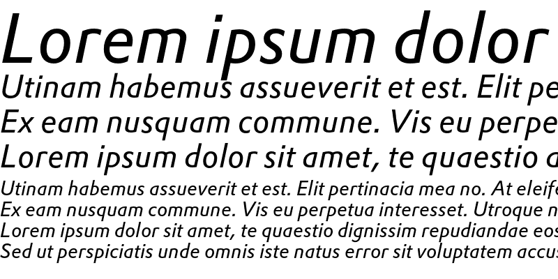 Sample of DTLProkyonST Italic