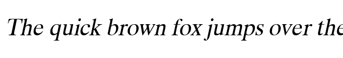 Preview of DukeWide Italic