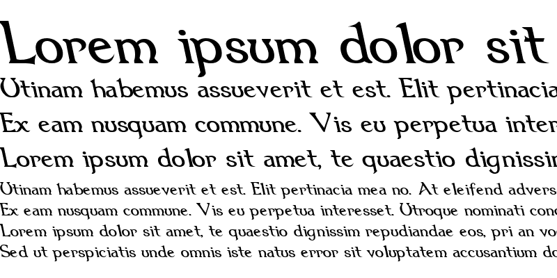 Sample of Dumbledor 1 Rev Italic