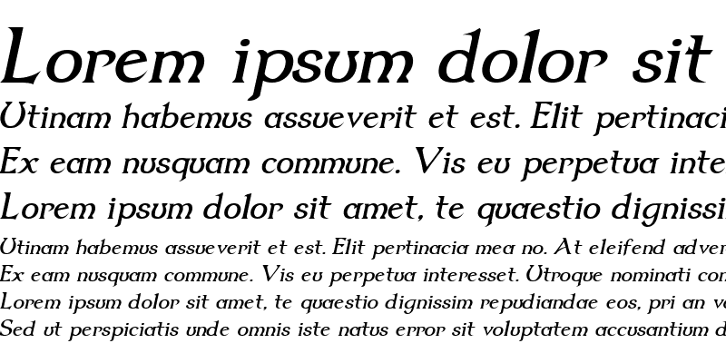 Sample of Dumbledor 2 Italic