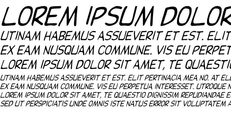 Sample of Dupuy Italic