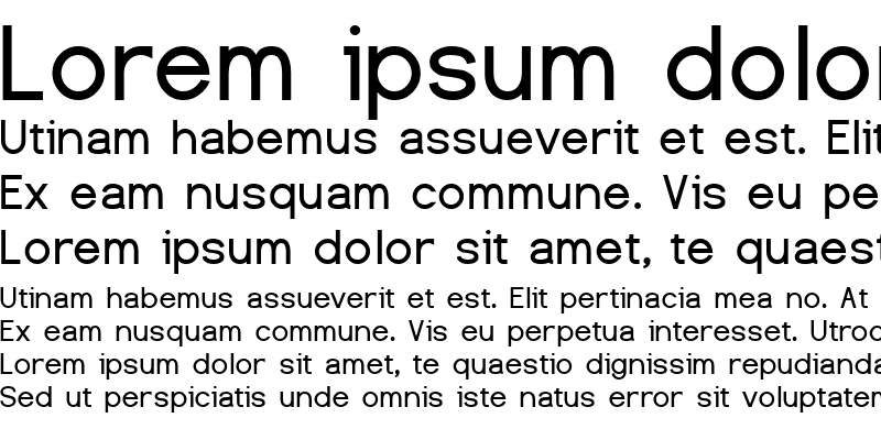 Sample of Dustismo Bold