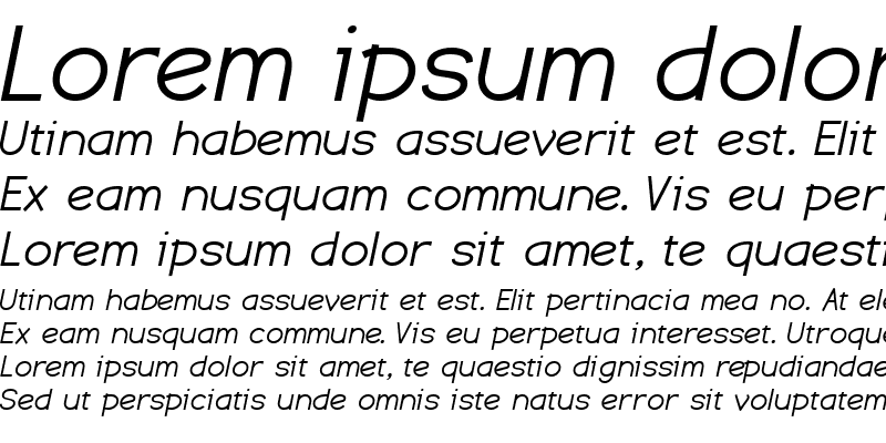 Sample of Dustismo Italic