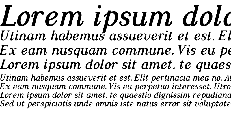 Sample of Dustismo Roman Bold Italic