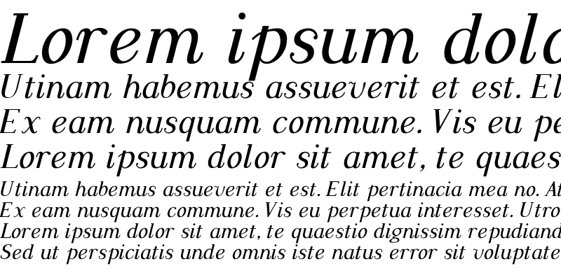 Sample of Dustismo Roman Italic