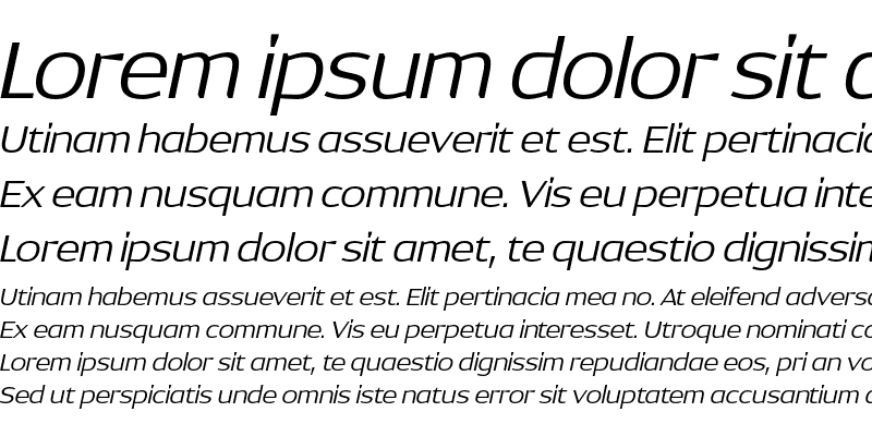 Sample of DynastyLight Italic
