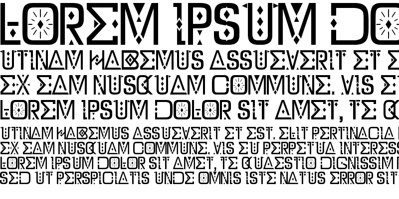 Sample of DZ Typography - by Zilap Studios