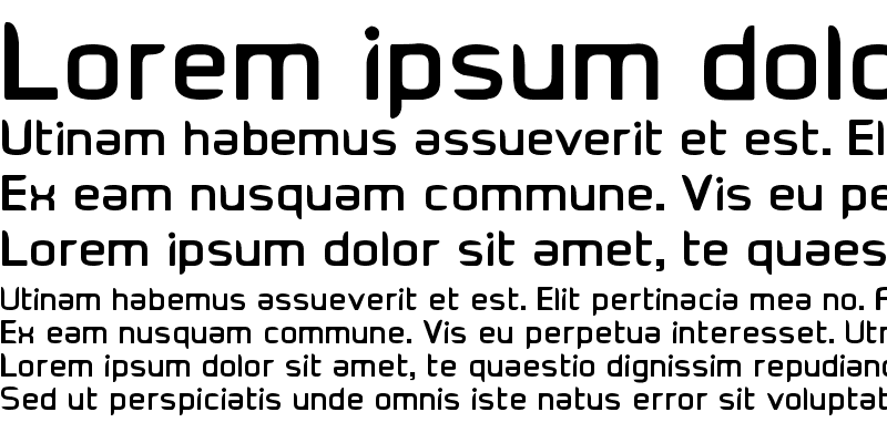 Sample of EaDesigner Bold