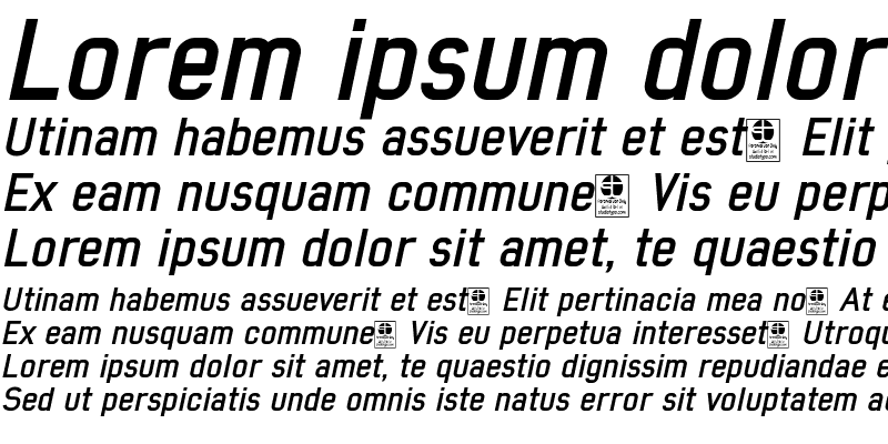 Sample of Early Times Bold Italic Demo