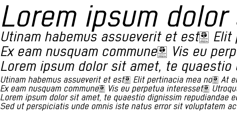 Sample of Early Times Demo Italic