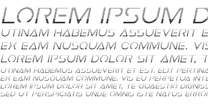 Sample of Earth Orbiter Gradient Italic Italic