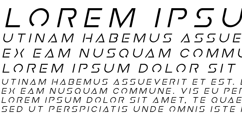 Sample of Earth Orbiter Title Italic Italic