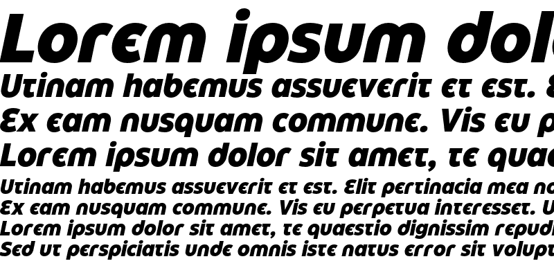 Sample of Eastman Grotesque Alt Trial Extrabold Italic