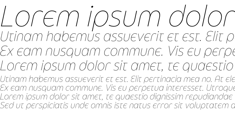Sample of Eastman Grotesque Alt Trial Extralight Italic