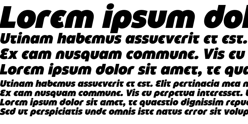 Sample of Eastman Grotesque Alt Trial Heavy Italic