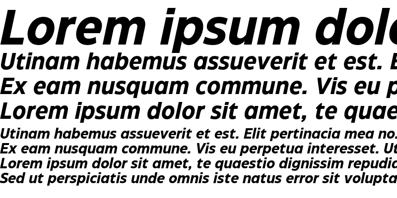 Sample of Eastman Grotesque Trial Bold Italic