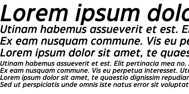 Sample of Eastman Grotesque Trial DemiBold Italic