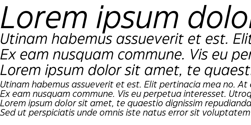 Sample of Eastman Grotesque Trial Italic