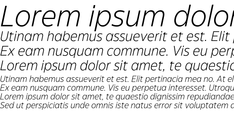 Sample of Eastman Grotesque Trial Light Italic