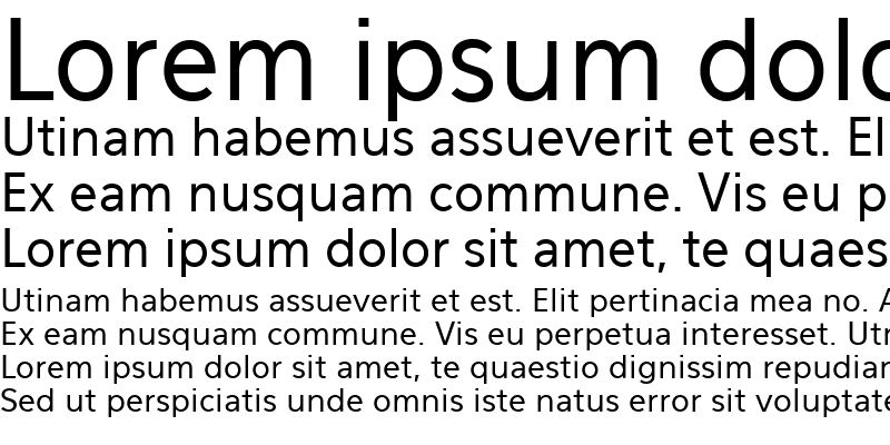 Sample of Eau Sans Book