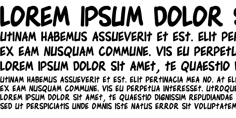 Sample of Edson_Comics_Bold