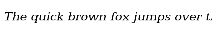 Preview of EggoWide Italic