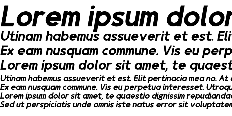 Sample of Egmont Text Bold Italic