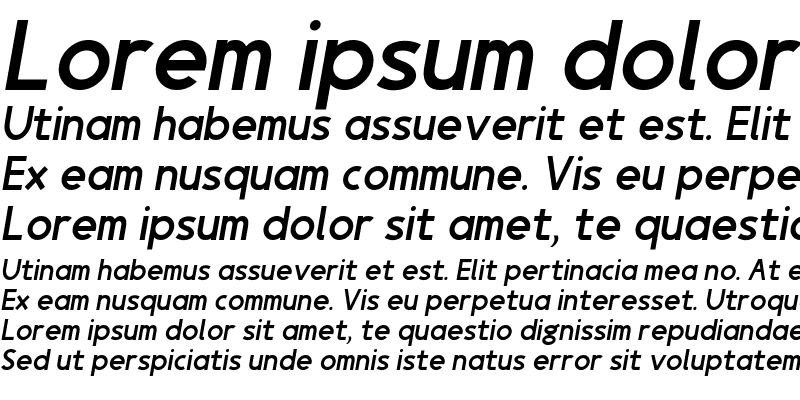 Sample of Egmont Text Italic