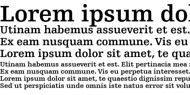 Sample of EgyptienneF65 Bold