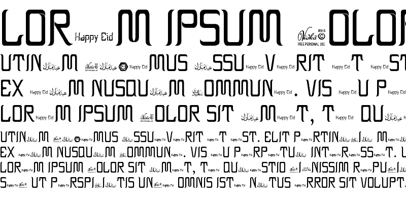 Sample of EID AL-FITR 1