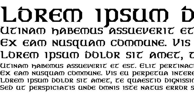 Sample of Eire Bold
