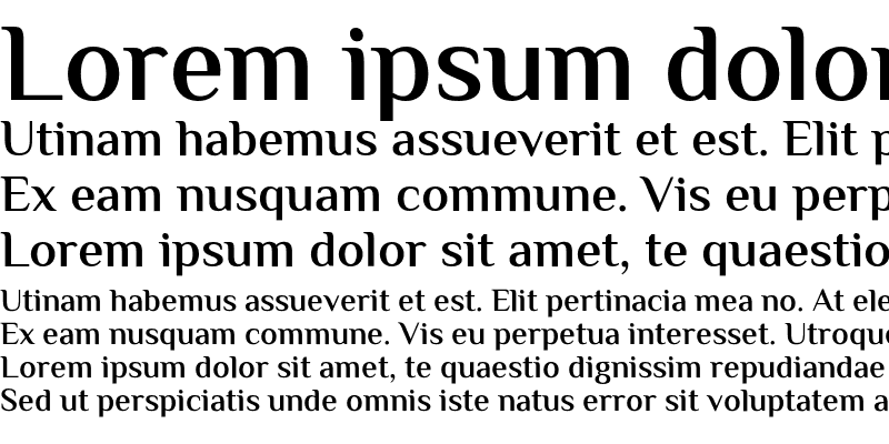 Sample of El Messiri SemiBold