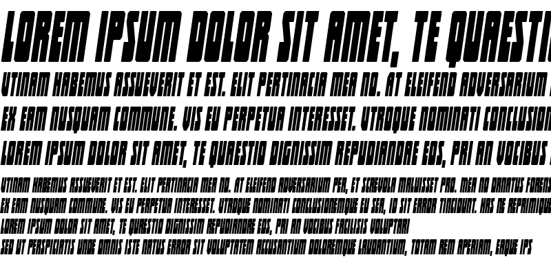 Sample of Elastic Lad Condensed Italic