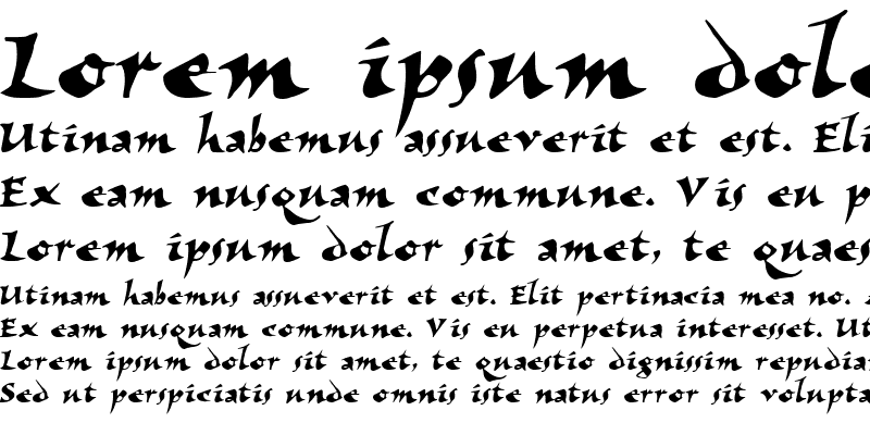 Sample of Elbjorg Script