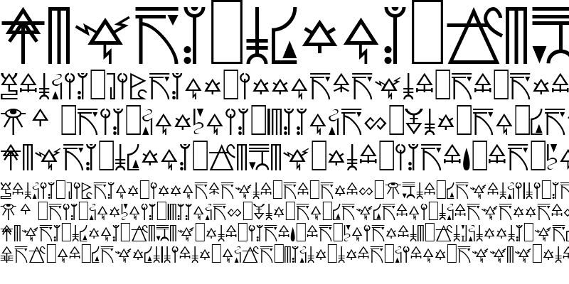 Sample of Eldar Runes Normal