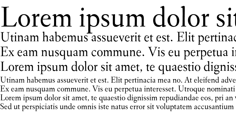 Sample of EldoradoText Light Regular